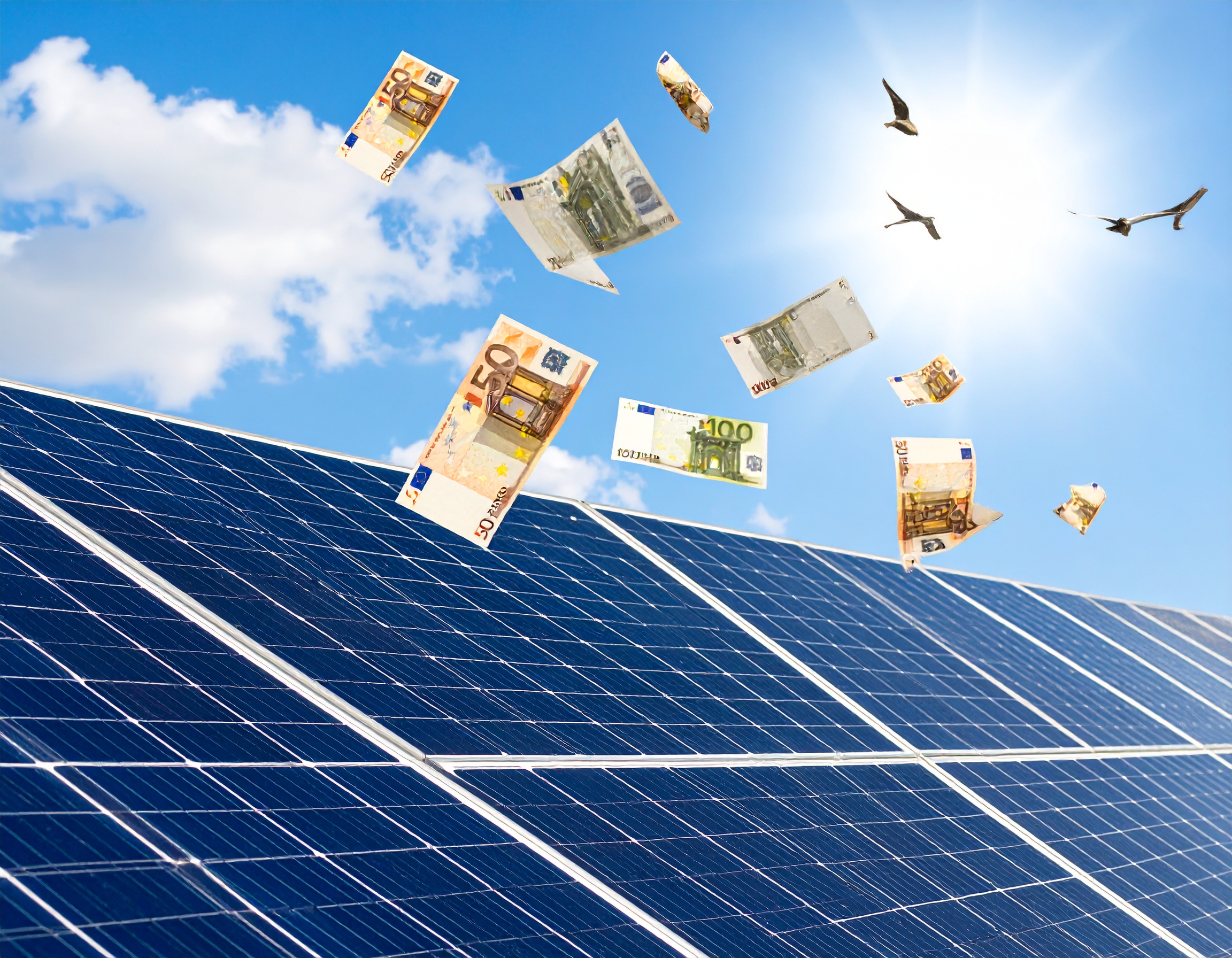 Geld aus der Sonne